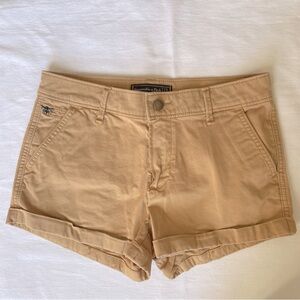 Abercrombie & Fitch khaki hiking shorts womens 24